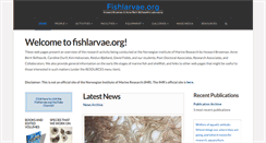 Desktop Screenshot of fishlarvae.org