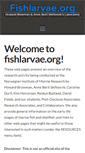 Mobile Screenshot of fishlarvae.org